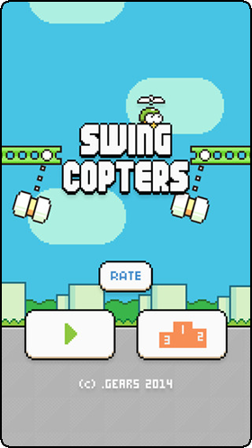 Swing Copters Gameplay