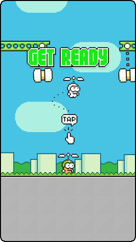 Swing Copters Gameplay
